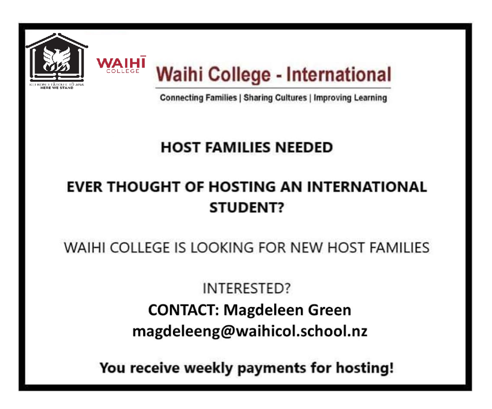 Want to host an International Student?