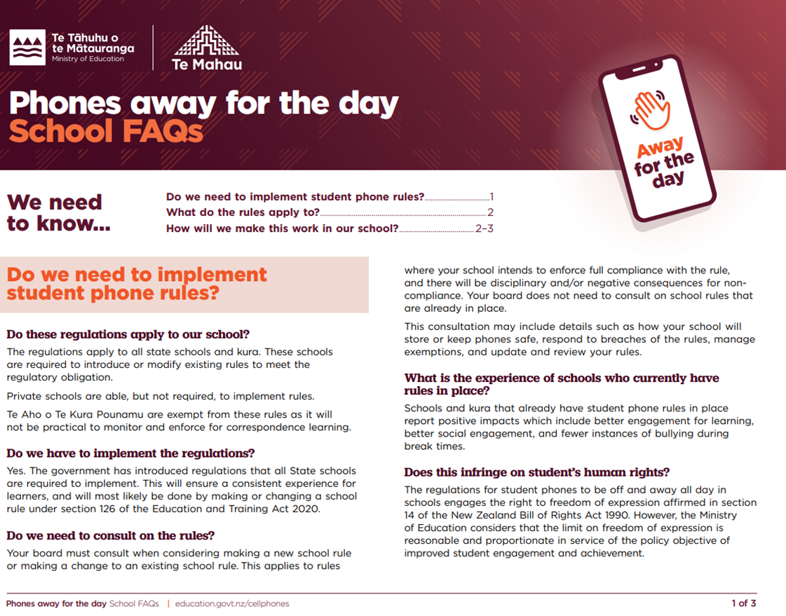 Phones Away for the Day