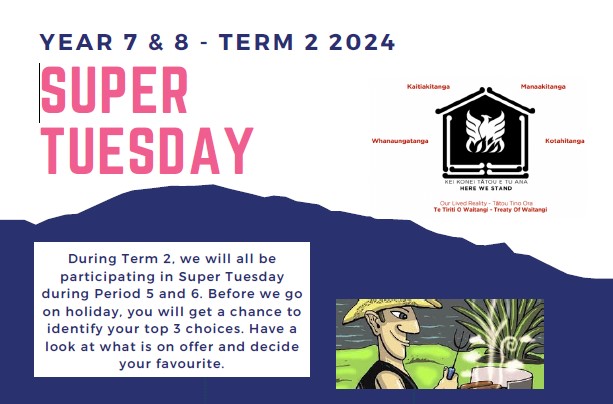 Year 7&8 Super Tuesday