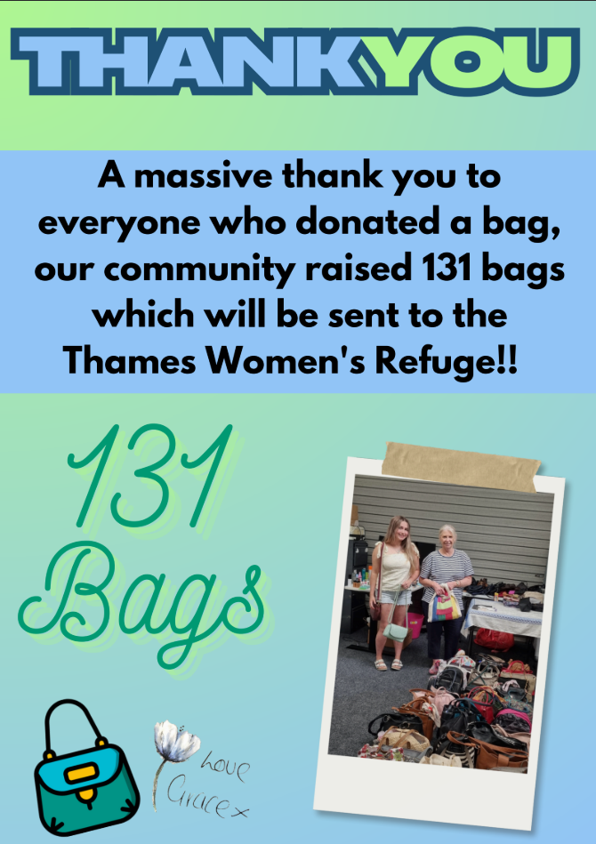 LOVE GRACE HANDBAG APPEAL – THANK YOU!