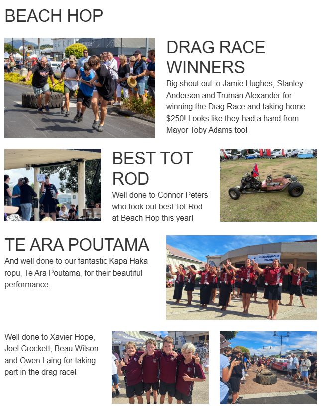 BEACH HOP WINNERS
