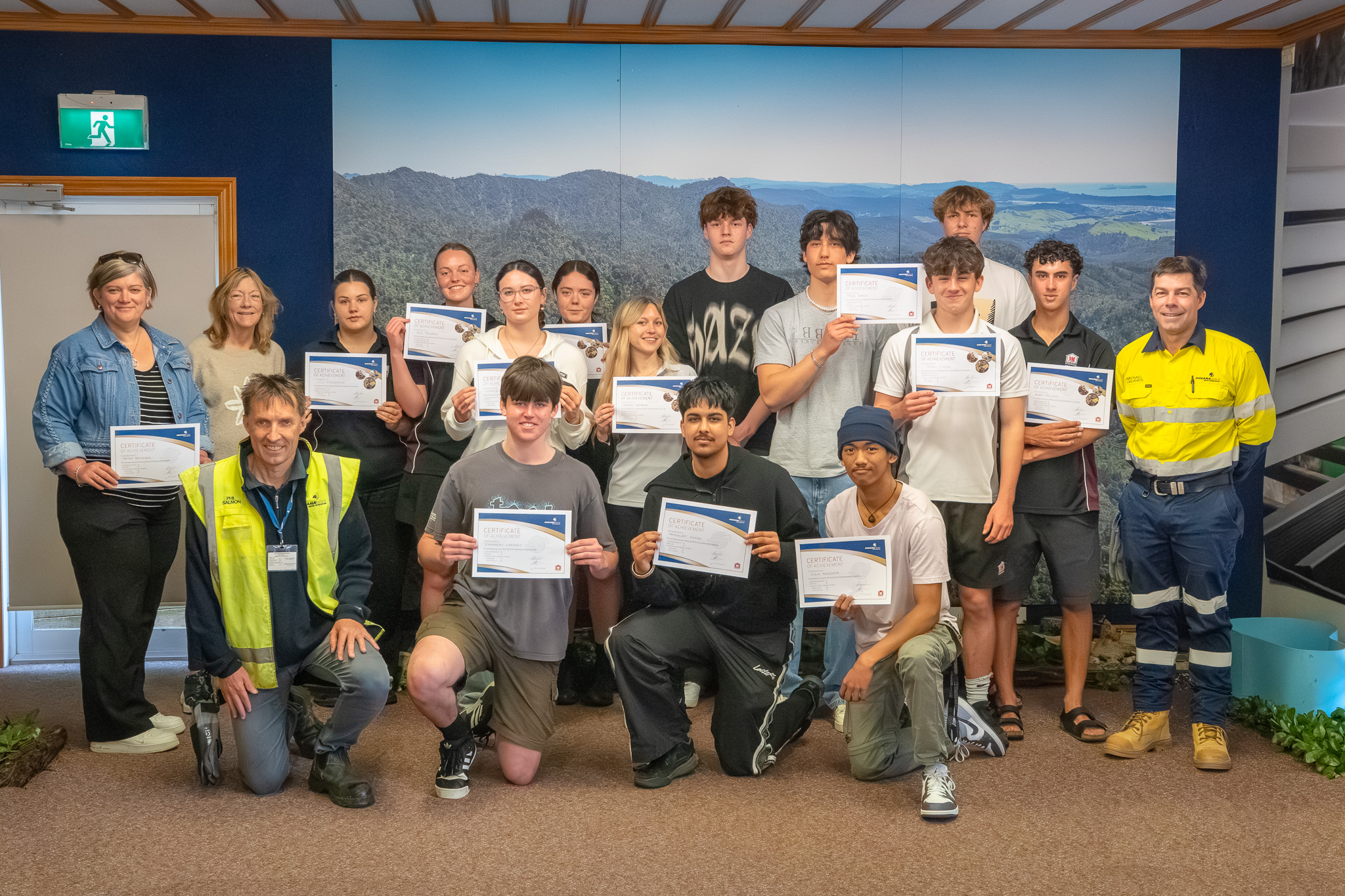 Waihi Mining Skills Development Course Completion