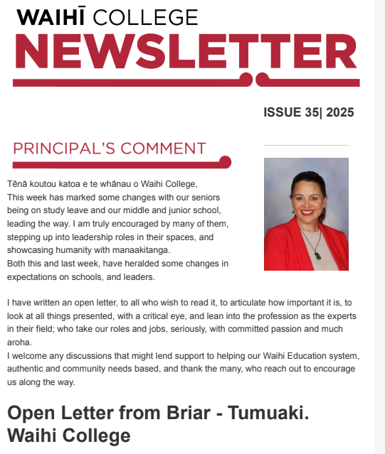 Open Letter from  Briar – Tumuaki