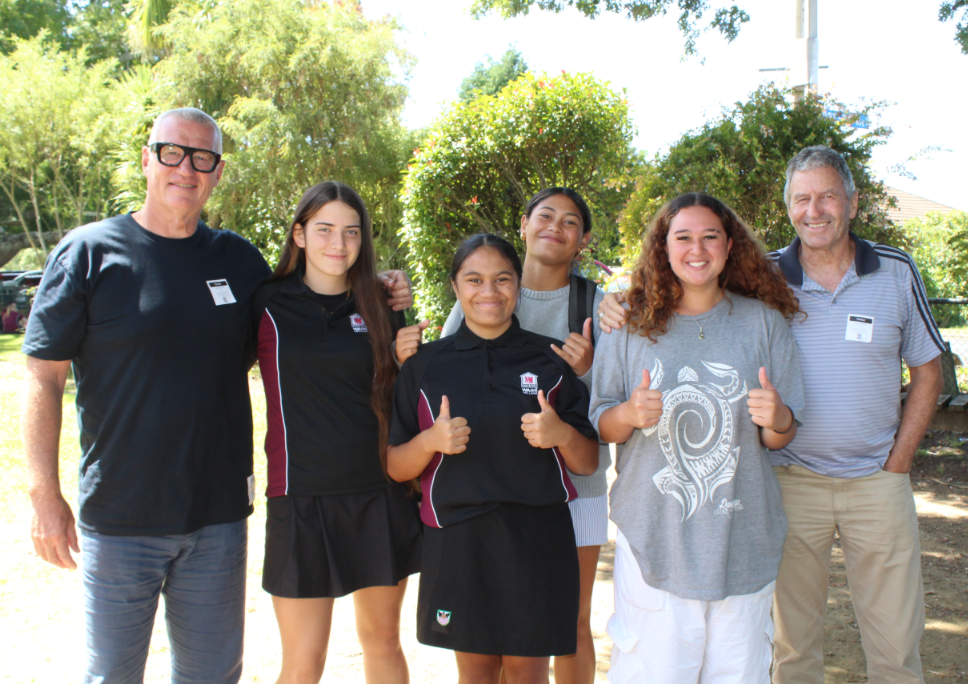 Sir John Kirwan and Sir Wayne Smith visit