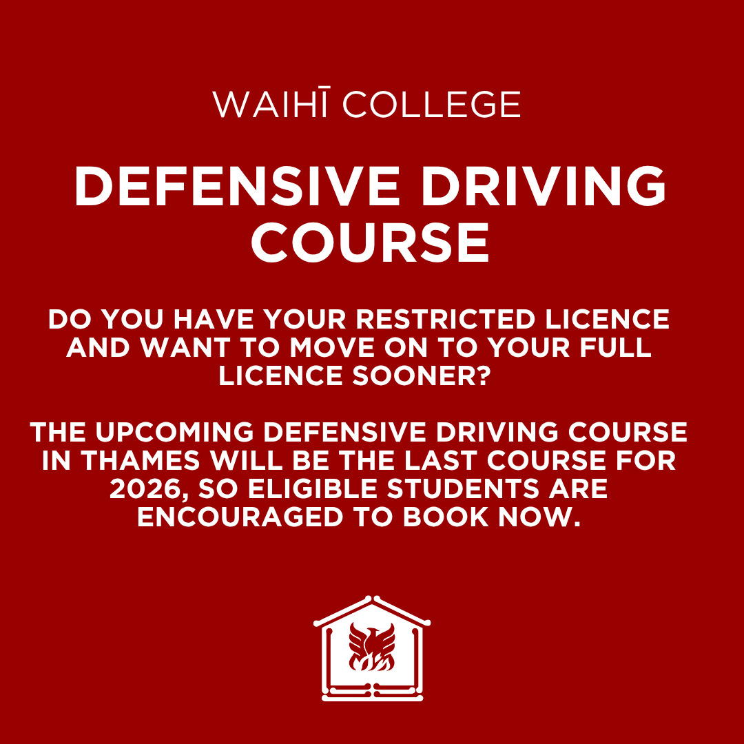 LAST DEFENSIVE DRIVING COURSE FOR 2026 – THAMES
