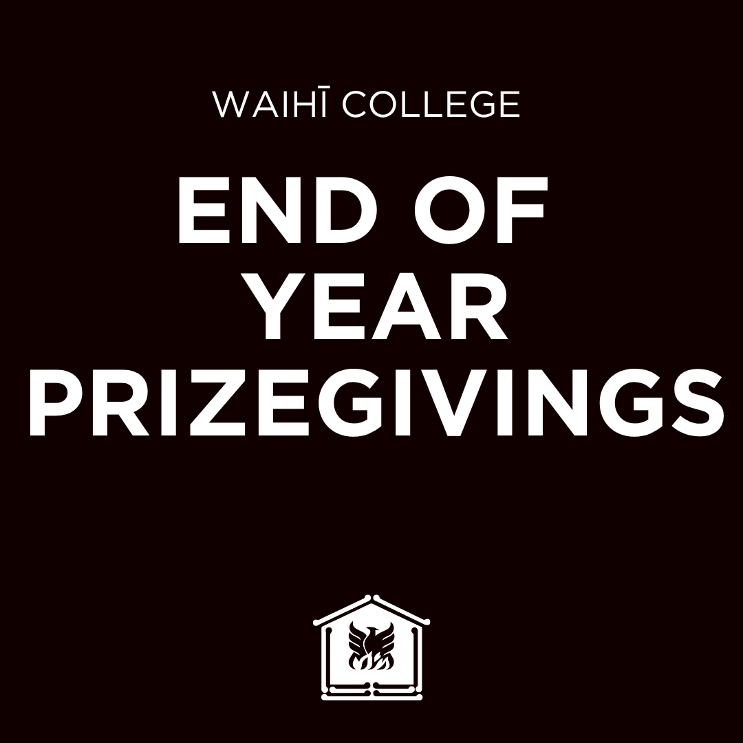 END-OF-YEAR PRIZEGIVINGS